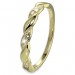 Silberdream GoldDream Gold Ring Wave Gr.60 333er Gelbgold GDR555Y60