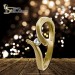 Silberdream GoldDream Gold Ring Wave Zirkonia Gr.56 333er Gelbgold GDR531Y56