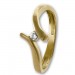 Silberdream GoldDream Gold Ring Wave Zirkonia Gr.56 333er Gelbgold GDR531Y56