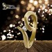 Silberdream GoldDream Gold Ring Wave Zirkonia Gr.58 333er Gelbgold GDR531Y58