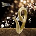 Silberdream GoldDream Gold Ring Wave Zirkonia Gr.60 333er Gelbgold GDR531Y60