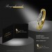 Silberdream GoldDream Gold Ring Welle Zirkonia Weiß Gr.54 333er Gelbgold GDR501Y54