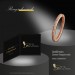 Silberdream GoldDream Gold Ring Zirkonia Weiß Gr.54 333er Rosegold GDR504E54