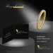 Silberdream GoldDream Gold Ring Zirkonia Weiß Gr.58 333er Gelbgold GDR504Y58