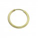 Silberdream GoldDream Goldcreole Schliff 15mm Ohrring 333 Gelbgold Echtschmuck GDO0041Y