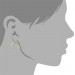 Silberdream GoldDream Goldcreole Schliff 15mm Ohrring 333 Gelbgold Echtschmuck GDO0041Y