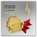 Silberdream GoldDream Kettenanhänger Blatt Zirkonia 333 Gold Anhänger Echtschmuck GDH5060Y
