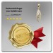 Silberdream GoldDream Kettenanhänger Elegance Zirkonia Weiß 333 Gold Echtschmuck GDH5061Y