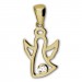 Silberdream GoldDream Kettenanhänger Engel Zirkonia weiß 333 Gold Echtschmuck GDH5063Y