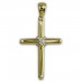 Silberdream GoldDream Kettenanhänger Kreuz Zirkonia 333 Gold Anhänger Echtschmuck GDH502Y