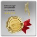 Silberdream GoldDream Kettenanhänger Ranke Zirkonia Weiß 333 Gold Echtschmuck GDH509WY