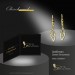 Silberdream GoldDream Ohrhänger Blätter Zirkonia Weiß Ohrring 333er Gold GDO5642Y