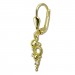 Silberdream GoldDream Ohrhänger Circle Zirkonia Weiß Ohrring 333er Gold GDO5687Y