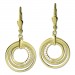 Silberdream GoldDream Ohrhänger Circle Zirkonia Weiß Ohrring 333er Gold GDO5639Y
