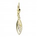 Silberdream GoldDream Ohrhänger Elegance Zirkonia Weiß Ohrring 333er Gold GDO5648Y