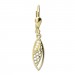 Silberdream GoldDream Ohrhänger Elegance Zirkonia Weiß Ohrring 333er Gold GDO5648Y