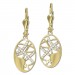 Silberdream GoldDream Ohrhänger Ellipse Zirkonia weiß Ohrring 333er Gold GDO5654Y