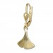 Silberdream GoldDream Ohrhänger Ginko Glanz Ohrring 333 Gold Echtschmuck GDO5710Y