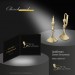 Silberdream GoldDream Ohrhänger Ginko Glanz Ohrring 333 Gold Echtschmuck GDO5710Y