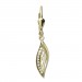 Silberdream GoldDream Ohrhänger Glamour Zirkonia Weiß Ohrring 333er Gold GDO5640Y