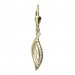 Silberdream GoldDream Ohrhänger Glamour Zirkonia Weiß Ohrring 333er Gold GDO5640Y