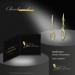Silberdream GoldDream Ohrhänger Glamour Zirkonia Weiß Ohrring 333er Gold GDO5640Y