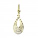 Silberdream GoldDream Ohrhänger Glamour Zirkonia Weiß Ohrring 333er Gold GDO5651Y