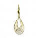 Silberdream GoldDream Ohrhänger Glamour Zirkonia Weiß Ohrring 333er Gold GDO5651Y