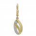 Silberdream GoldDream Ohrhänger Glamour Zirkonia Weiß Ohrring 333er Gold GDO5655Y