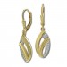 Silberdream GoldDream Ohrhänger Glamour Zirkonia weiß Ohrring 333er Gold GDO5655Y