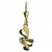 Silberdream GoldDream Ohrhänger Herzen Zirkonia Bunt Ohrring 333er Gold GDO5689Y