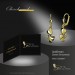 Silberdream GoldDream Ohrhänger Herzen Zirkonia Bunt Ohrring 333er Gold GDO5689Y