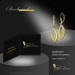 Silberdream GoldDream Ohrhänger Leaf Zirkonia Weiß Ohrring 333er Gold GDO5657Y