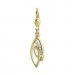 Silberdream GoldDream Ohrhänger Loop Zirkonia Ohrring 333 Gold Echtschmuck GDO547WY