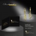 Silberdream GoldDream Ohrhänger Loop Zirkonia Ohrring 333 Gold Echtschmuck GDO547WY