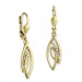 Silberdream GoldDream Ohrhänger Loop Zirkonia Ohrring 333 Gold Echtschmuck GDO547WY