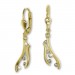 Silberdream GoldDream Ohrhänger Ranke Zirkonia weiß Ohrring 333er Gold GDO5665Y