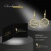 Silberdream GoldDream Ohrhänger Style Zirkonia Weiß Ohrring 333er Gold GDO5643Y