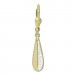 Silberdream GoldDream Ohrhänger Tropfen Zirkonia Weiß Ohrring 333er Gold GDO5645Y