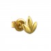 Silberdream GoldDream Ohrstecker Blätter Ohrring 333 Gelbgold Echtschmuck GDO5217Y