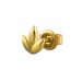 Silberdream GoldDream Ohrstecker Blätter Ohrring 333 Gelbgold Echtschmuck GDO5217Y