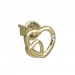 Silberdream GoldDream Ohrstecker Doppelherz Zirkonia Ohrring 333 Gold Echtschmuck GDO5638Y