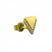 Silberdream GoldDream Ohrstecker Dreieck Zirkonia Ohrring 333 Gold Echtschmuck GDO5208Y