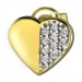 Silberdream GoldDream Ohrstecker Herz Zirkonia Ohrring 333 Gelbgold Echtschmuck GDO5081Y
