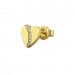 Silberdream GoldDream Ohrstecker Herz Zirkonia Ohrring 333 Gelbgold Echtschmuck GDO5198Y