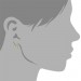 Silberdream GoldDream Ohrstecker Oval Zirkonia Ohrring 333 Gelbgold Echtschmuck GDO5078Y