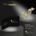 Silberdream GoldDream Ohrstecker Oval Zirkonia Weiß Ohrring 333 Gold Echtschmuck GDO5637Y