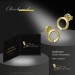Silberdream GoldDream Ohrstecker Ring Zirkonia Ohrring 333 Gold Echtschmuck GDO5632Y