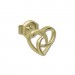 Silberdream GoldDream Ohrstecker Verschlungenes Herz Ohrring 333 Gold Echtschmuck GDO5630Y