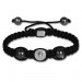 Silberdream Shamballa Armband original Sterlinx mit 1 Edelstahl Kugel-Fassung SHA11